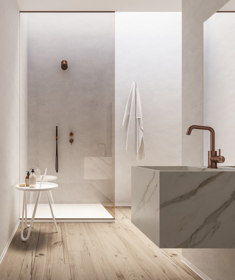 Built-in shower sets