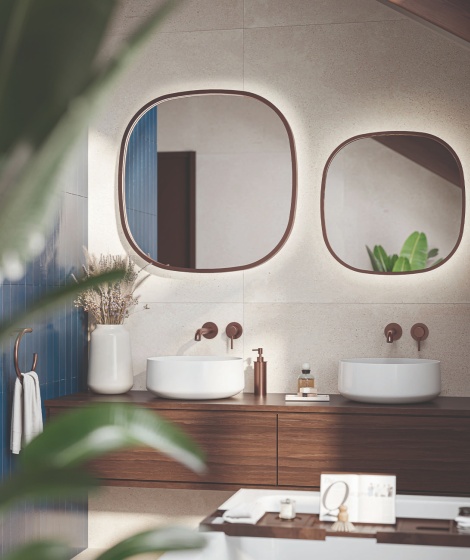 Oval mirrors